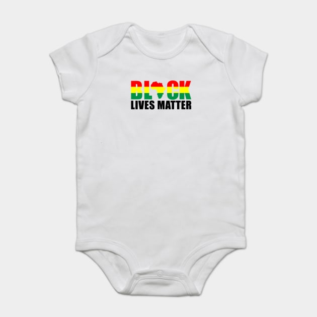 Black Lives Matter | Protest | African American Baby Bodysuit by UrbanLifeApparel